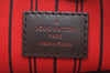 Auth Louis Vuitton Damier Neverfull Pouch Purse Clutch Rose Ballerine Pink K4440