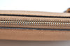 Authentic GUCCI Bamboo Tassel Clutch Bag Pouch Purse Leather 376854 Beige K4450