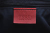 Authentic GUCCI Sherry Line GG Crystal Tote Bag PVC Leather 155524 Navy K4452