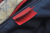Authentic GUCCI Sherry Line GG Crystal Tote Bag PVC Leather 155524 Navy K4452
