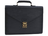 Authentic Louis Vuitton Epi Serviette Ambassadeur Black M54412 Briefcase K4454