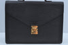 Authentic Louis Vuitton Epi Serviette Ambassadeur Black M54412 Briefcase K4454