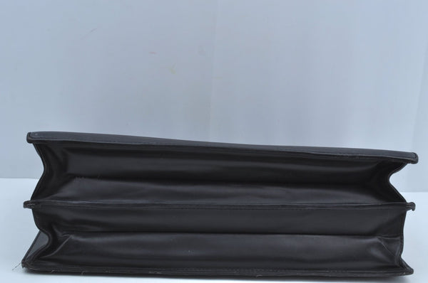 Authentic Louis Vuitton Epi Serviette Ambassadeur Black M54412 Briefcase K4454