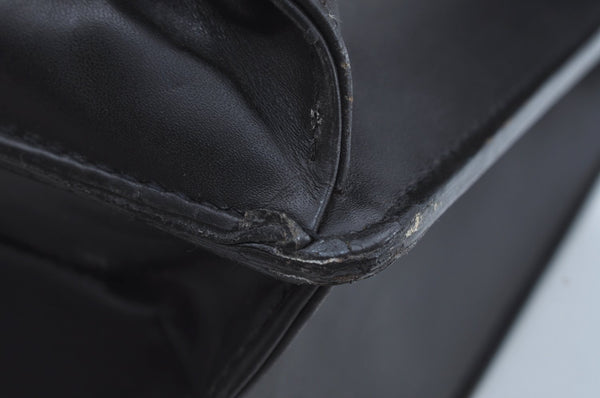 Authentic Louis Vuitton Epi Serviette Ambassadeur Black M54412 Briefcase K4454