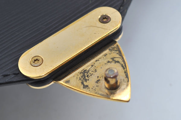 Authentic Louis Vuitton Epi Serviette Ambassadeur Black M54412 Briefcase K4454