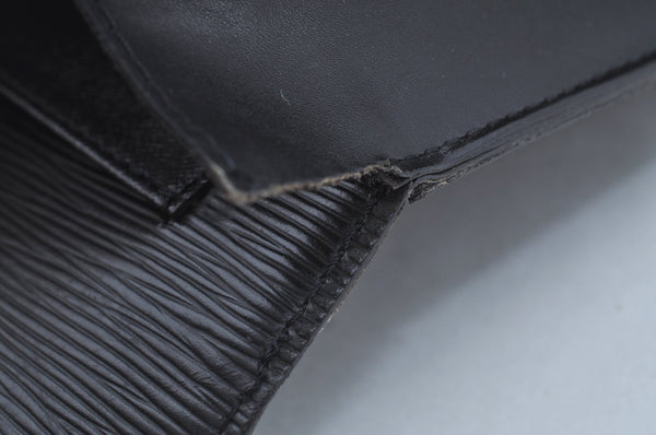 Authentic Louis Vuitton Epi Serviette Ambassadeur Black M54412 Briefcase K4454