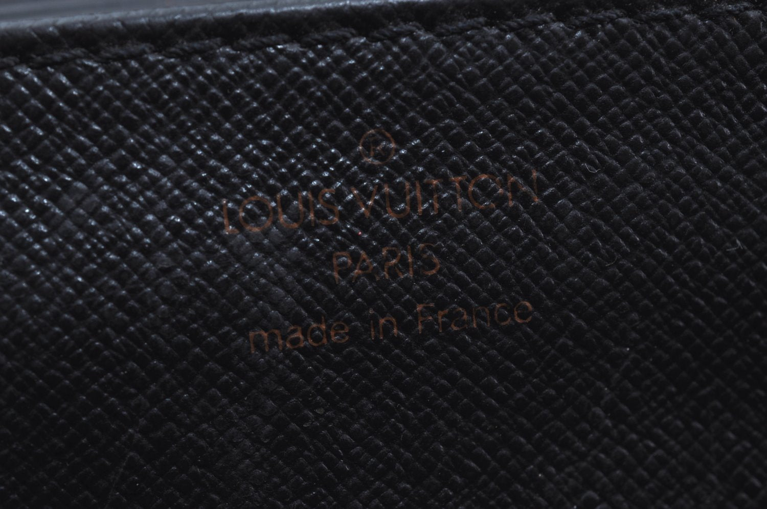 Authentic Louis Vuitton Epi Serviette Ambassadeur Black M54412 Briefcase K4454