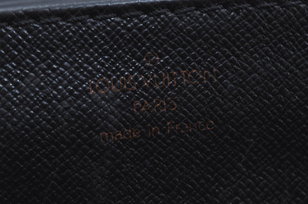 Authentic Louis Vuitton Epi Serviette Ambassadeur Black M54412 Briefcase K4454