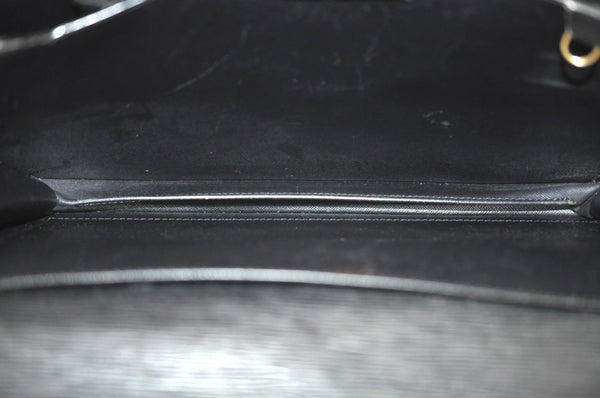 Authentic Louis Vuitton Epi Serviette Ambassadeur Black M54412 Briefcase K4454
