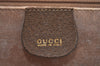 Authentic GUCCI Shoulder Cross Body Bag Purse Canvas Leather Beige Brown K4455
