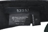 Authentic GUCCI Web Sherry Line Sun Visor GG Canvas Leather Size S Black K4458