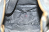 Authentic GUCCI Web Sherry Line Shoulder Bag Canvas Leather 73885 Black K4459