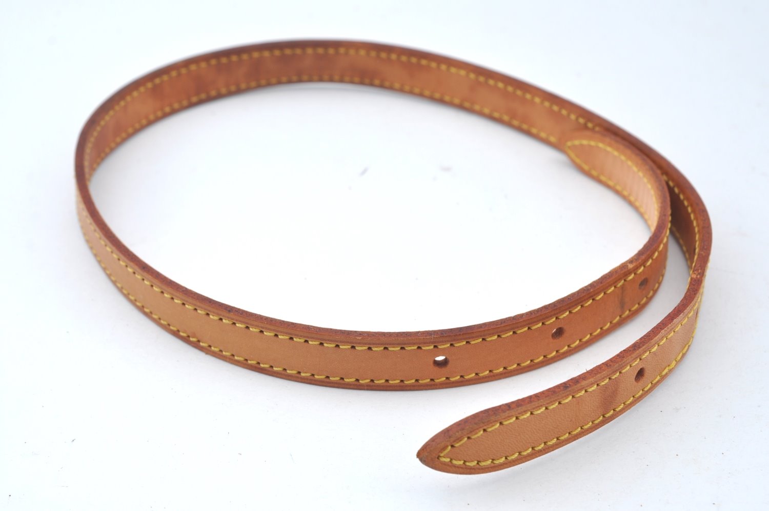 Authentic Louis Vuitton Leather Shoulder Strap For Bucket PM 27.6