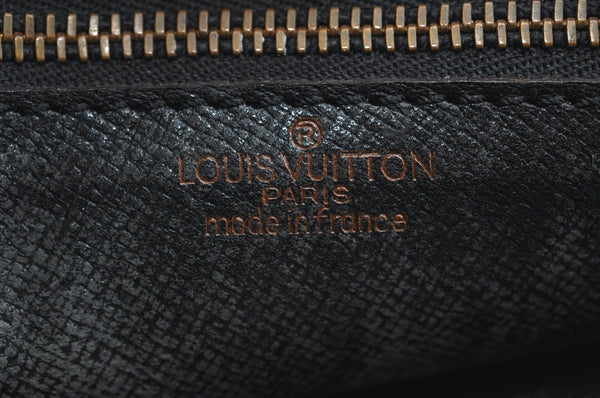 Authentic Louis Vuitton Epi Enghien 2Way Shoulder Clutch Bag M52112 Black K4472