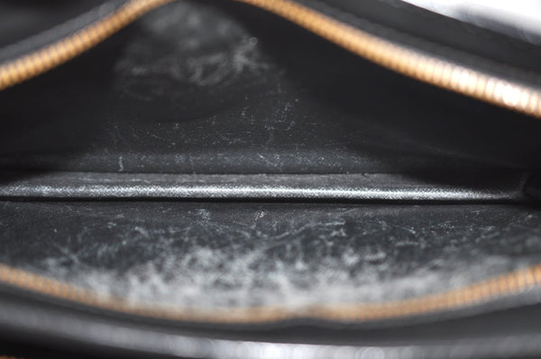 Authentic Louis Vuitton Epi Enghien 2Way Shoulder Clutch Bag M52112 Black K4472