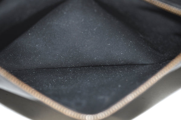 Authentic Louis Vuitton Epi Enghien 2Way Shoulder Clutch Bag M52112 Black K4472