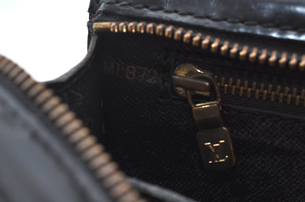 Authentic Louis Vuitton Epi Enghien 2Way Shoulder Clutch Bag M52112 Black K4472
