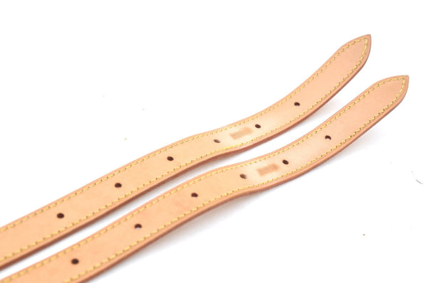 Authentic Louis Vuitton Leather Shoulder Strap For Bucket GM 31.9" Beige K4477