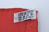 Authentic HERMES Carre 90 Scarf "EX-LIBRIS" Silk Red K4491