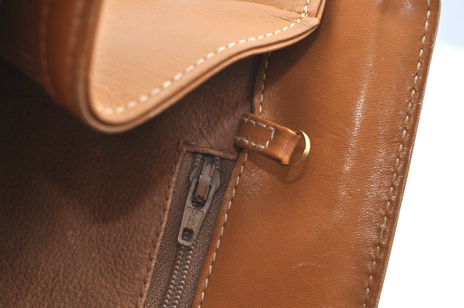 Authentic GUCCI Micro GG PVC Leather 2Way Shoulder Clutch Bag Purse Brown K4493