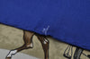 Authentic HERMES Carre 90 Scarf "LA PROMENADE DE LONGCHAMPS" Silk Navy K4501