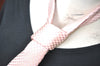 Authentic Louis Vuitton Damier Necktie Tie Silk Pink LV K4508