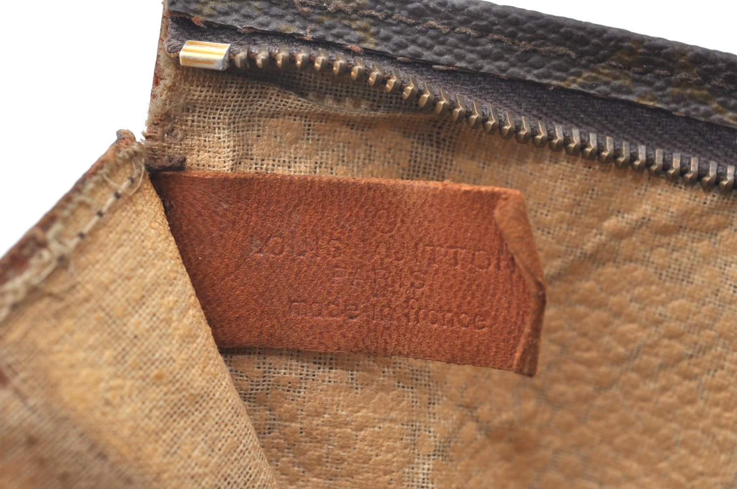 Auth Louis Vuitton Monogram Poche Toilette 26 Cosmetics Pouch Old Model LV K4514