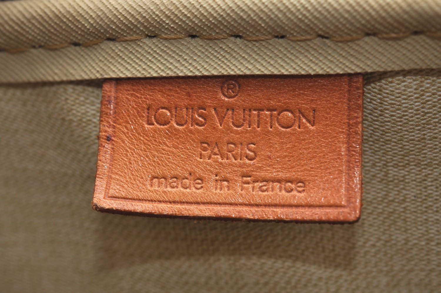 Authentic Louis Vuitton Monogram Deauville Hand Bag M47270 LV Junk K4515