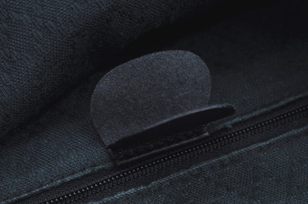 Authentic GUCCI Bamboo Backpack Leather Black K4530