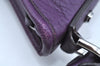 Authentic GUCCI Abbey Shoulder Hand Bag Leather 268636 Purple K4531