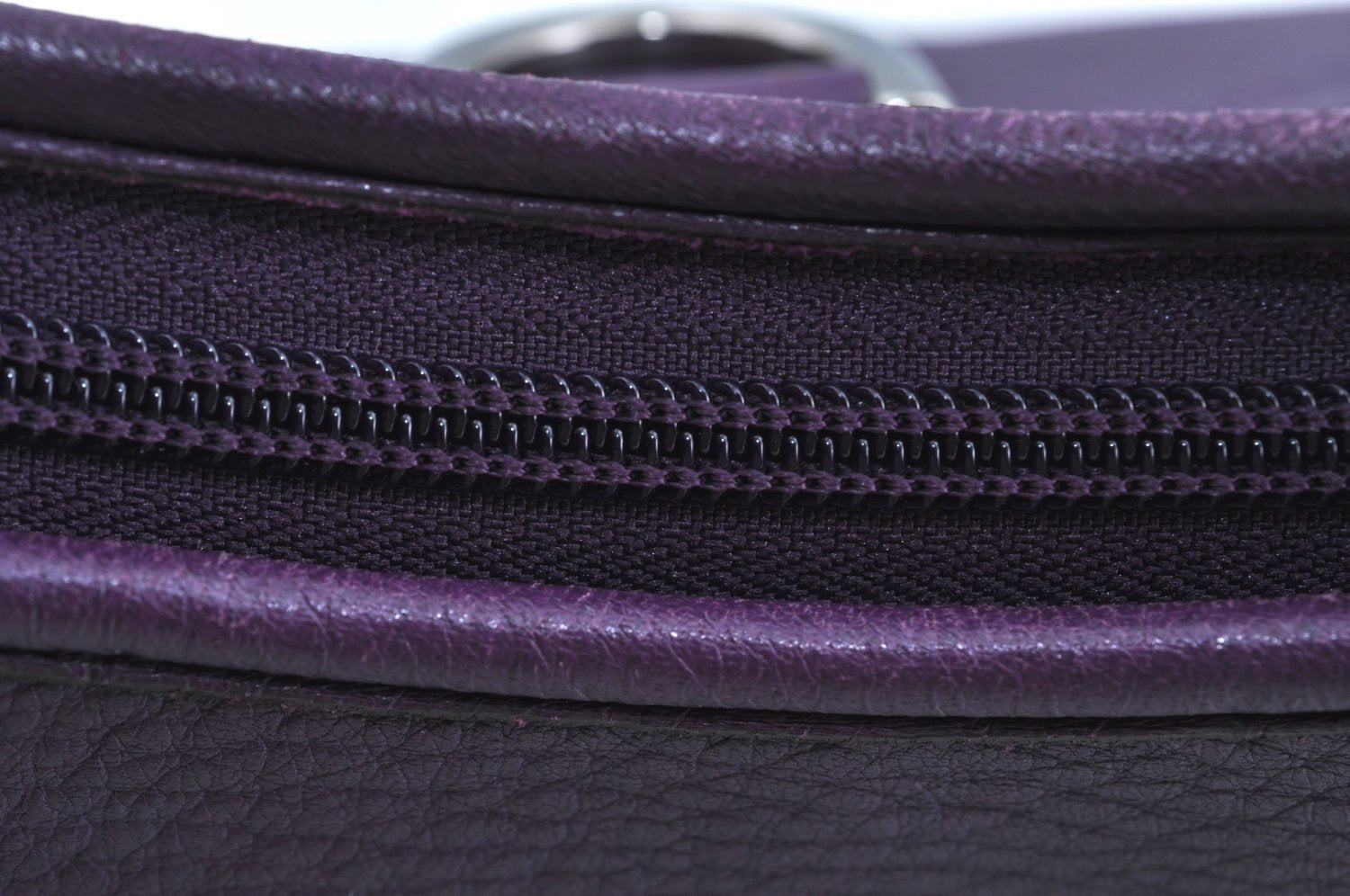 Authentic GUCCI Abbey Shoulder Hand Bag Leather 268636 Purple K4531