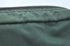 Authentic PRADA Nylon Tessuto Pouch Purse Green K4534