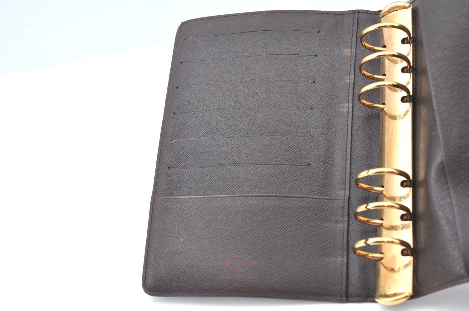 Authentic Louis Vuitton Damier Agenda MM Notebook Cover R20701 LV K4535
