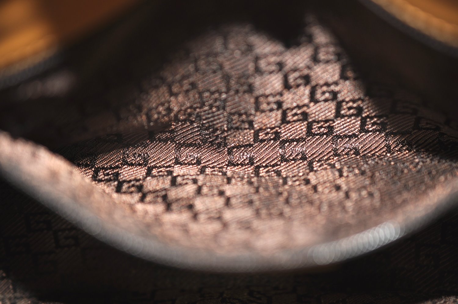 Authentic GUCCI Jackie Shoulder Hand Bag GG Suede Leather 0021068 Brown K4539