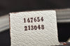 Authentic GUCCI Vintage Hand Tote Bag Leather 147654 White K4540