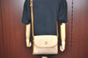 Authentic GUCCI Shoulder Cross Body Bag Purse Canvas Leather Brown K4547