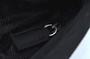 Authentic PRADA Nylon Tessuto Leather Shoulder Hand Bag Purse Black K4549