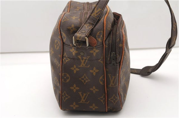 Authentic Louis Vuitton Monogram Nile Shoulder Cross Body Bag Old Model LV K4556