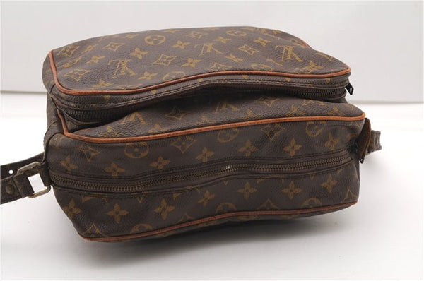 Authentic Louis Vuitton Monogram Nile Shoulder Cross Body Bag Old Model LV K4556