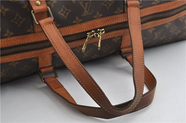 Authentic Louis Vuitton Monogram Sac Souple55 Hand Boston Bag M41622 LV K4567