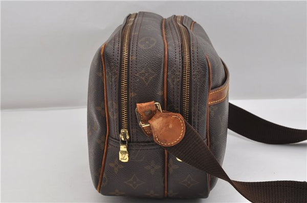 Authentic Louis Vuitton Monogram Reporter PM Shoulder Cross Bag M45254 LV K4570