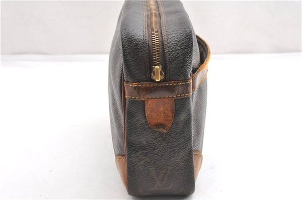 Authentic Louis Vuitton Monogram Compiegne 28 Clutch Hand Bag M51845 Junk K4575