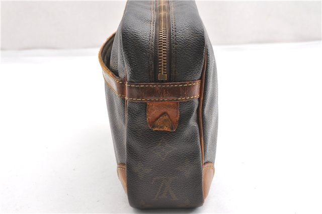 Authentic Louis Vuitton Monogram Compiegne 28 Clutch Hand Bag M51845 Junk K4575