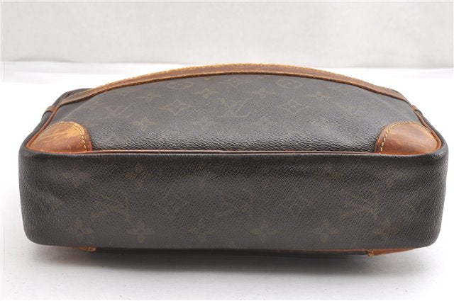 Authentic Louis Vuitton Monogram Compiegne 28 Clutch Hand Bag M51845 Junk K4575