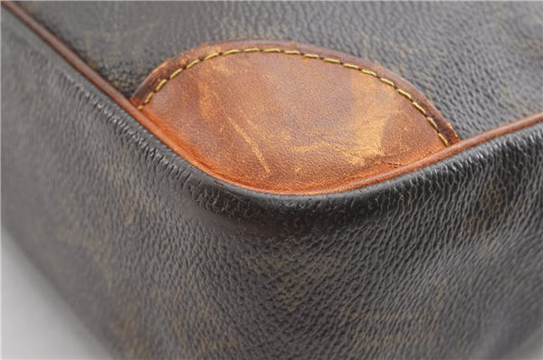 Authentic Louis Vuitton Monogram Compiegne 28 Clutch Hand Bag M51845 Junk K4575