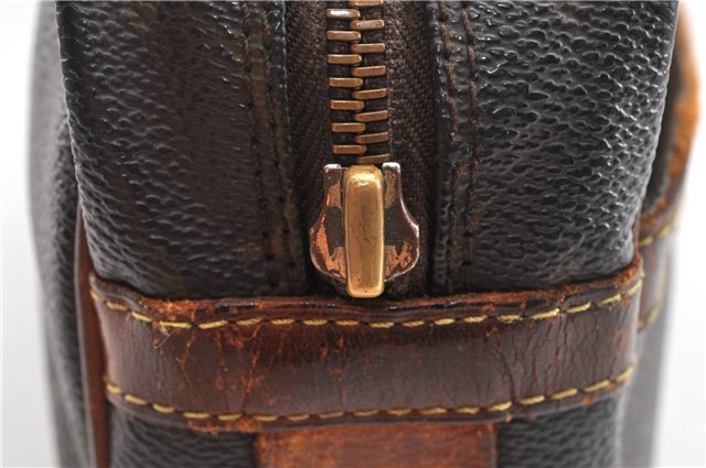 Authentic Louis Vuitton Monogram Compiegne 28 Clutch Hand Bag M51845 Junk K4575