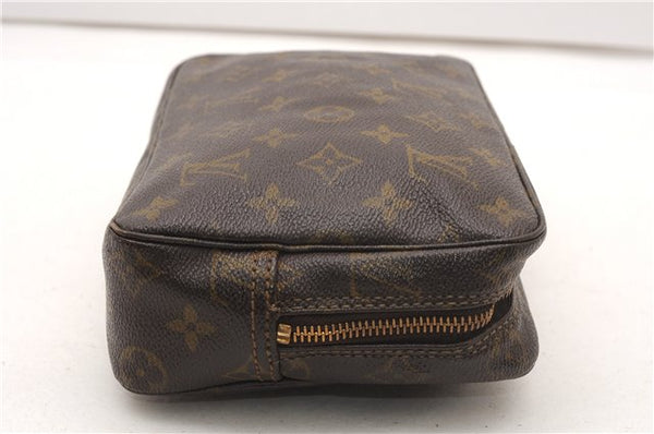Auth Louis Vuitton Monogram Trousse Toilette 23 Clutch Hand Bag M47524 LV K4577
