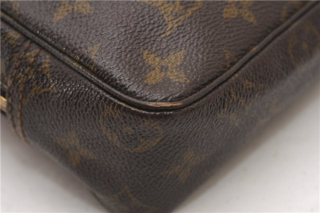 Auth Louis Vuitton Monogram Trousse Toilette 23 Clutch Hand Bag M47524 LV K4577