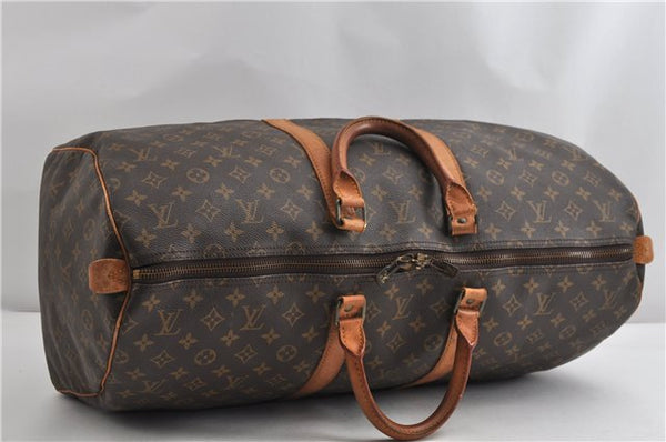Authentic Louis Vuitton Monogram Keepall 55 Travel Boston Bag M41424 LV K4582