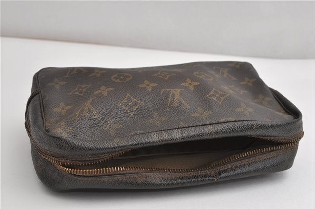 Auth Louis Vuitton Monogram Trousse Toilette 23 Clutch Bag M47524 Junk K4585